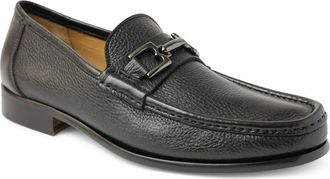 Bruno Magli Trieste Bit Loafer in Black Cervo at Nordstrom, Size 10.5