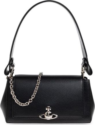 Vivienne Westwood Shoulder Bags, female, Black, Size: ONE SIZE Hazel Medium Shoulder Bag
