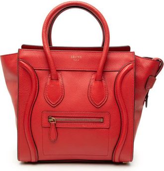 Celine Pre-owned Celine Micro Calfskin Luggage Tote Ladies 3661OGCM27WHL39L