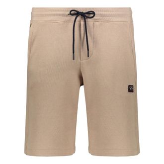 Paul & Shark Paul & Shark, Casual Shorts, male, Beige, Size: XS Elegant Short Trousers with Elastic Waist