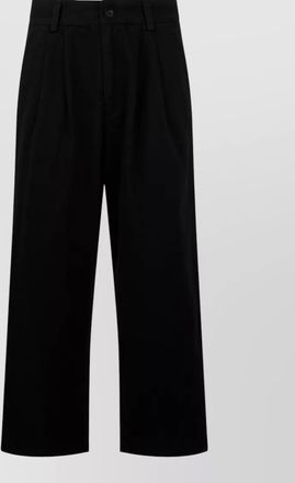 A Gold E wide leg cotton shorts defined waist