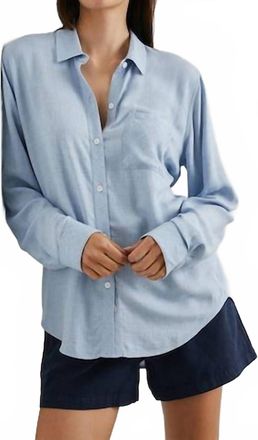 Rails Hunter Shirt In Chambray Heather