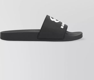 Balenciaga logo pool slide sandals