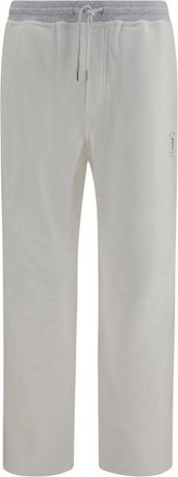 Brunello Cucinelli White Cotton Casual Mens Pants