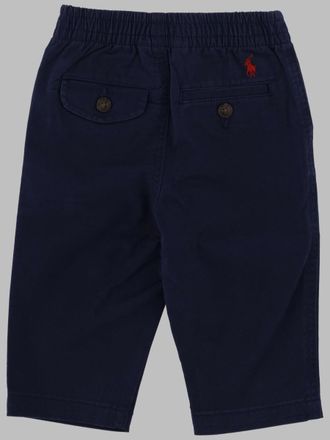 Polo Ralph Lauren Flat-Front Cotton Trousers - Navy