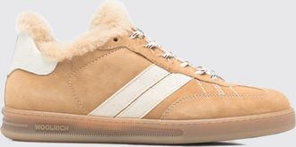 Woolrich Sneakers low top bicolori in pelle scamosciata con interni in shearling