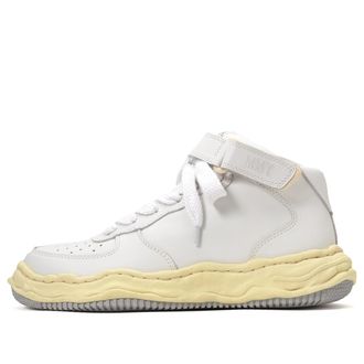 Miharayasuhiro WAYNE VL OG Sole Leather High-top Sneaker White A09FW729-WHT