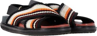 Marni Womens Leather Fussbett Sandal (Authentic Pre-Loved)