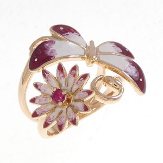 Gucci Pink Gold Pink Gold (18K) Band Ring (Pre-Owned)