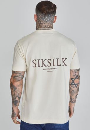 Siksilk Camiseta gr&aacute;fica crudo para hombre SikSilk M