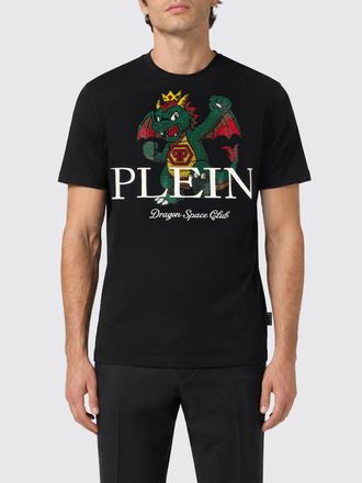 Philipp Plein T-shirt slim fit in cotone con grafica e logo impreziositi da strass