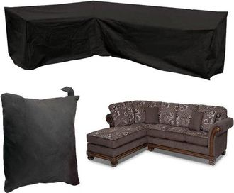 OEM Funda Protectora Para Banco De Jard&iacute;n, 215x215x87 Cm, Impermeable/resistente A La Humedad/polvo/rayos Uv, Resistente A La Intemperie, Negro