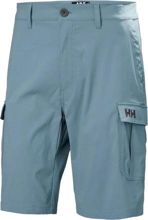 Helly Hansen Korte Broeken, Heren, Blauw, W38, Polyester, Sneldrogende Cargobroek 28 cm