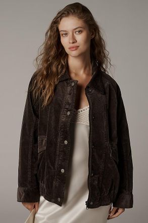 Pilcro Corduroy Bomber Jacket