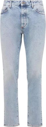 Palm Angels Heren, Jeans, Blauw, Maat: W33 Katoen