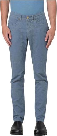 Jeckerson Slim Fit Jeans, male, Blue, W40, Stylish Blue Patch Pocket Trousers