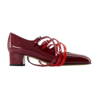 Carel Dames, Schoenen, Rood, Maat: 40 EU Leer