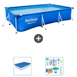 Bestway Piscina Bestway Steel Pro Rectangular - 300x201x66 Cm - 5-piezas S22713