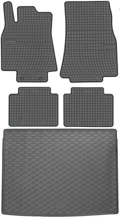 OEM Juego De Alfombrillas De Goma Para Coche Y Alfombrilla Para Maletero Para Mercedes Clase B W246 Suv (10/2011-12/2018)