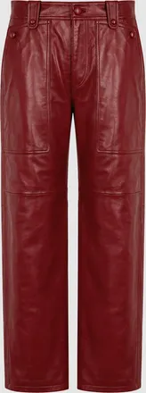 Isabel Marant Pantalon Valka Deep Red, D&eacute;fil&eacute;