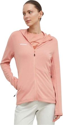 Mammut Aconcagua Light ML Hooded - Dames - Sportshirts - Roze - XS - Fitness