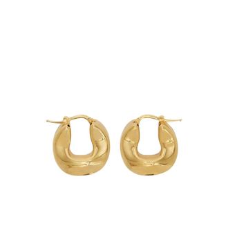 Jil Sander Accessoires, Dames, Geel, ONE Size, Hoop Oorbellen