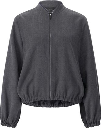 Fabiana Filippi Bomberjack - Dames - Zomerjassen - Grijs - M - Wol - Jassen