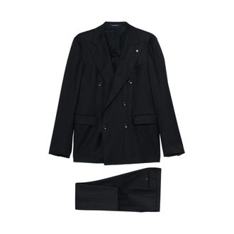 Tagliatore Double Breasted Suits, male, Blue, Size: 3XL Montecarlo Suit