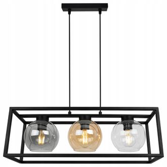 OEM L&aacute;mpara Colgante Elegante Jaula Bola De Cristal