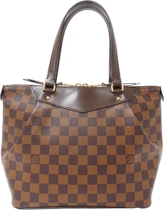 Louis Vuitton Brown Damier Canvas Tote Bag (Pre-Owned)