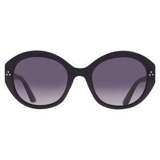 Guess Smoke Gradient Round Ladies Sunglasses GF00041 01B 54