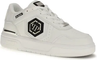 Philipp Plein Mens Sk8r Sneakers White