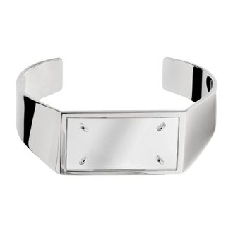 Maison Margiela Four Stitches Armband - unisex - Armbanden - Grijs - XL - Accessoires