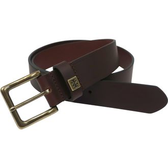 Izod Cut Edge Leather Belt in Brown at Nordstrom Rack, Size X-Large