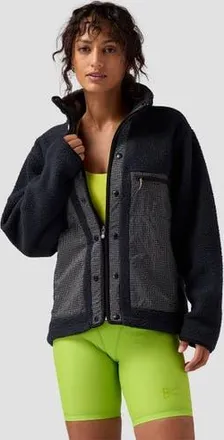 Backcountry Wander Pile-Fleece Jacket - Womens in Black at Nordstrom, Size Xx-Large