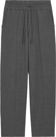 Ami Elasticated-waist Wool Trousers