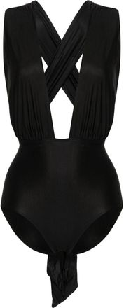 Raquel Diniz x Lenny Niemeyer halterneck swimsuit - women - Elastane/Polyamide/Polyamide/Elastane - S - Black