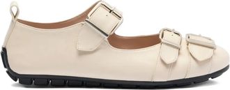 Simone Rocha Ballerine con fibbia - Toni neutri