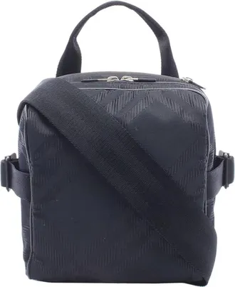 Burberry Pre-owned Burberry Nylon Check Satchel Ladies DD2KQILZUBAPKGSD