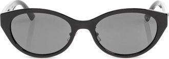 Jimmy Choo London Cat-eye Zonnebril - Dames - Zonnebrillen - Zwart - 55 MM - Accessoires