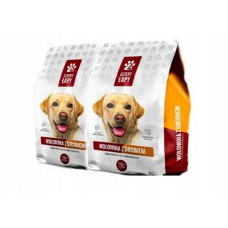 OEM Cztery Paws Premium Carne De Res/aves 10 Kg X 2 Piezas