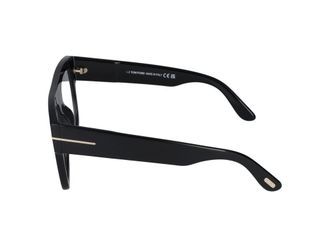 Tom Ford FT0847 Injected Acetate Square Frame Eyeglasses - Black