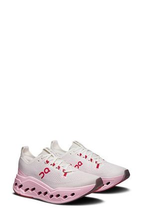 On Cloudsurfer Max Running Sneaker in Ivory/Peony at Nordstrom, Size 10.5