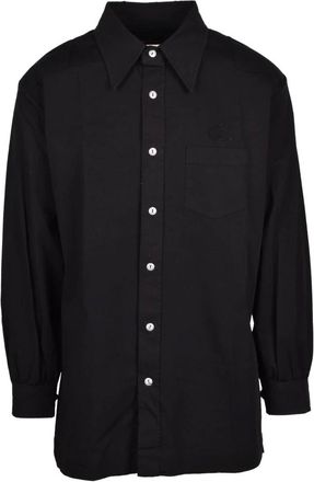 Vivienne Westwood Overhemden, Heren, Zwart, M, Katoen, Camicia Lunga