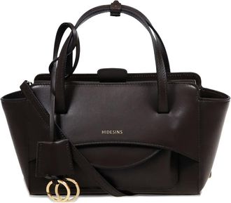 Hidesins small Flap tote bag - Brown