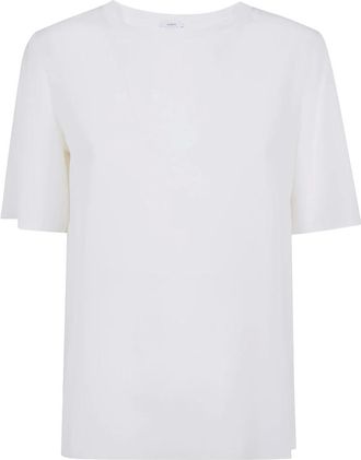 Joseph Nuevo Top Rubin Crepe de Soie - Blouses & Shirts - Mujer - Blanco - 2XS