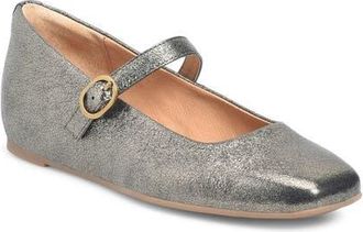 Söfft Palma Square Toe Mary Jane Flat in Bronze at Nordstrom, Size 7.5