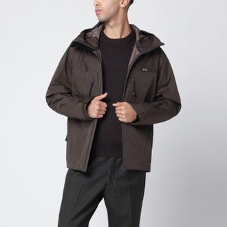 Prada Camouflage green hooded jacket