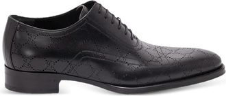 Gucci GG Perforated Leather Oxford Shoes