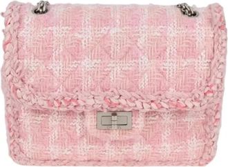 Chanel Pre-owned Leather chanel-bags - Dames - Vintage Schoudertas - Roze - ONE Size - Leer - Vintage